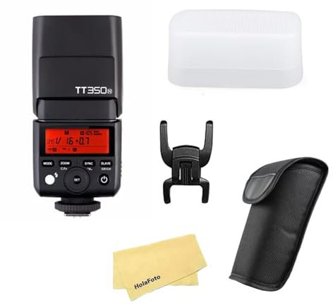 Godox TT350N 2.4G Wireless HSS 1/8000s GN36 TTL Autoflash, LCD-Panel 0.1–2.2s Wiederaufladezeit, Kompatibel für Nikon D800 D700 D7100 D7000 D5200 D5100 D5000 D300S D3200 D3100 D3000 D200 D70S D810 usw