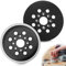 2 discos de lijado de 125 mm, con velcro, compatible con Bosch GEX 125-1 AE PEX 220 A y AE, 8 agujeros, placa de apoyo con velcro, placa de lijadora para lijadoras orbitales Bosch RSO34& RS035