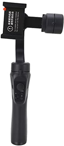 Qukaim Stabilizzatore portatile a 3 assi per telefono con testa a sfera, supporto intelligente anti-shake per smartphone iOS, stabilizzatore portatile per registrazione video fluida