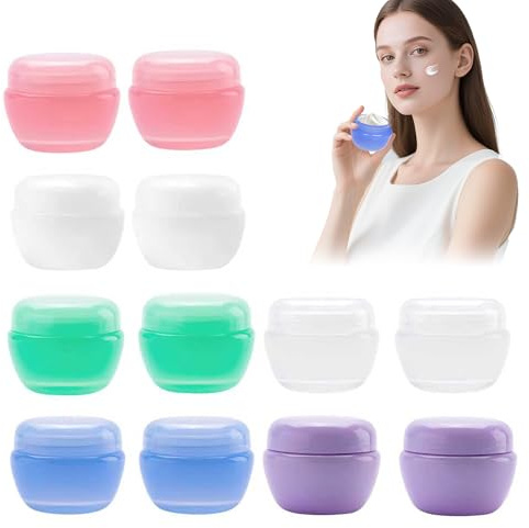 12PCS Waterproof Plastic Travel Containers Sets for Toiletries