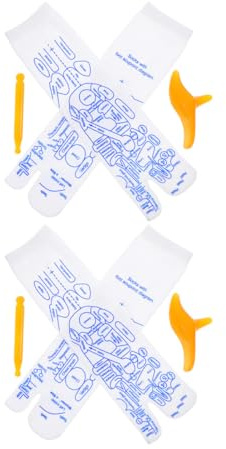 TOVINANNA Reflexzonen Socken 2 Stück mit Akupressur Fußdruckpunkt Massagegerät Atmungsaktive Fußmassagesocken mit Triggerpunkt Werkzeug für Fußreflexzonenmassage und Entspannung Zuhause