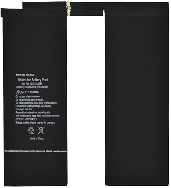 30.8Wh A2134 Tablet Remplacement Batterie pour iPad Air 10.5 2019, pour iPad Air 3 2019 Série A2152 A2123 A2153 A2154 020-01443 Haute Performance