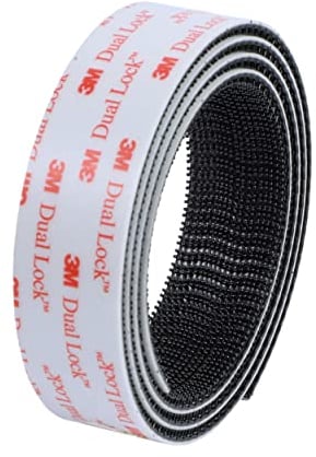 3M Dual Lock SJ-355B - Sistema de Cierre , Aplicaciones para Uso en Interior y en Exterior, 25 mm x 2, 5 m, 1 unidad