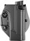 Orpaz C-Series G19 Holster Compatible with Glock 19 Right Hand OWB Holster, Level II Retention, Thumb Release Paddle Holster - Unisex - Will Secure Your Handgun with a Tactical Appearance