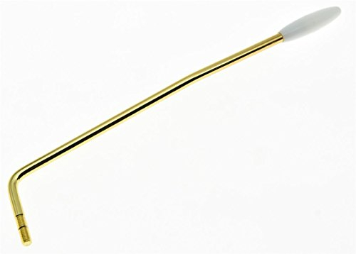 kaish Gold W/Weiß Spitze ST Strat Style Gitarre Tremolo-Arm (zum Einschieben, für Fender