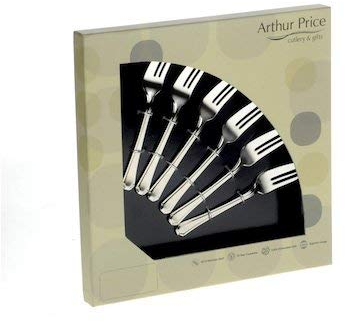 Arthur Price Classic Bead Set of 6 Pastry Forks
