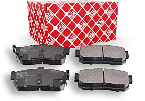 febi bilstein 16272 Bremsbelagsatz, 1 Stück | Kompatibel mit: NISSAN 100NX, ALMERA I, ALMERA I Hatchback, ALMERA II, ALMERA II Hatchback, MAXIMA / MAXIMA QX IV