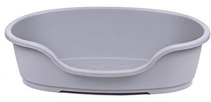 adena Hundekorb Kunststoff 110 cm grau
