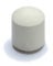 2 x White Rubber feet Tips 22mm to Slip on furniture Legs Chair ferrules
