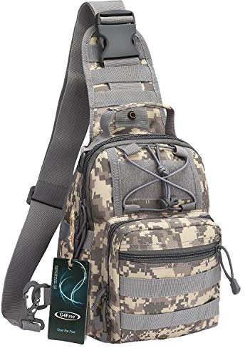 G4Free Lightweight Tactical Bag Assault Small One Strap Sling MOLLE Backpack