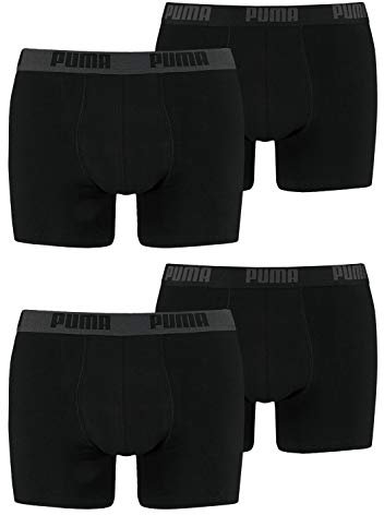 PUMA Herren Basic Boxer Unterwäsche, Black, XXL