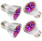 Piante Lampada a LED, 4 pezzi 40W E27 Grow Bulbs per Semina, Crescita, Fioritura e Fruttificazione