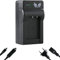 SK Akku Charger für Sony NP-BX1 - Ladegerät ist passend zu Sony ZV-1 II ZV-1 / Cyber-Shot DSC RX1R II RX100 I II III IV V VI VII - CX647 HX400V