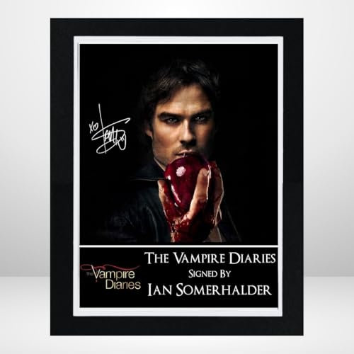 Everything But That Vampire Diaries Damon Salvatore/Ian Somerhalder Version 2 Signed Mounted Photo Print Display 10 x 12