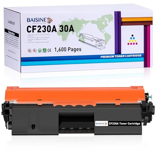 BAISINE CF230A Toner Compatible with HP CF230A 30A Toner Cartridge | Compatible for HP LaserJet Pro M203dn M203dw, LaserJet Pro MFP M227fdw M227sdn M227fdn 30X CF230X