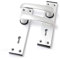 EUROART Aluminium SAA Lever Lock Door Handles