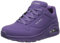 Skechers Uno Stand On Air Basket Femme, Purple Durabuck Mesh, 38 EU