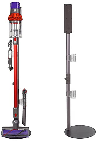 iAmoy Boden Dok Docking Halterung Bodenständer Kompatibel mit Dyson V15 Detect V6 V7 V8 V10 V11 Akku-Staubsauger Zubehör[2020 aktualisiert]