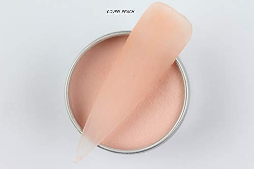Acrylic Powder kit and acrylic liquid Core Powder- Cover Peach,Clear, White, Pink,White,Ombre (Cover peach)