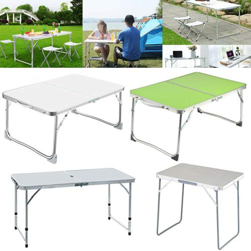 Betttablett mit Griff, zusammenklappbar, Laptop-Bett, Schreibtisch, niedriger Boden, Klapptisch für Kinder, Erwachsene, Essen, Frühstück, Uhr, Lesen, Schreiben auf Bett/Couch/Sofa/Outdoor, Weiß