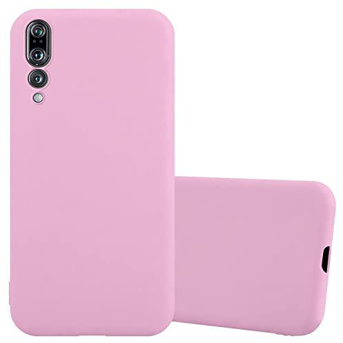 Cadorabo Custodia compatibile con Huawei P20 PRO in CANDY ROSA - Morbida Cover Protettiva Sottile di Silicone TPU con Bordo Protezione - Ultra Slim Case Antiurto Gel Back Bumper Guscio