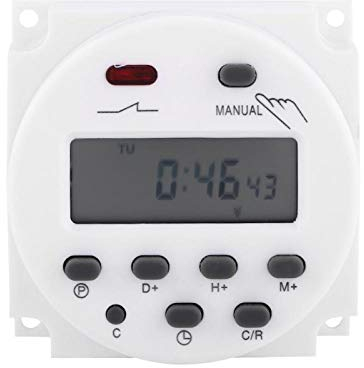 Timer 220V Digitale, LCD Digitale Settimanale Programmabile Interruttore Orario del Microcomputer 17on&17off Relè Timer