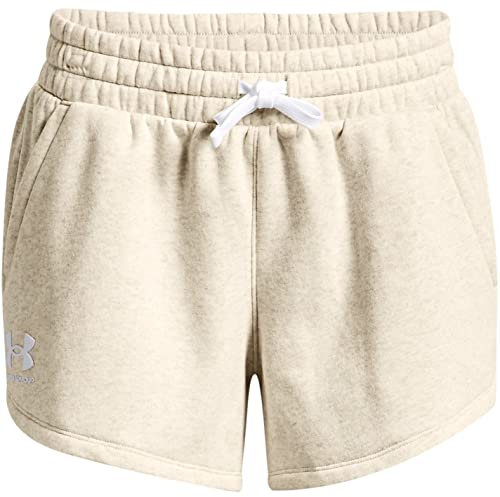 Under Armour Womens Fleece Shorts Oatmeal Light XS