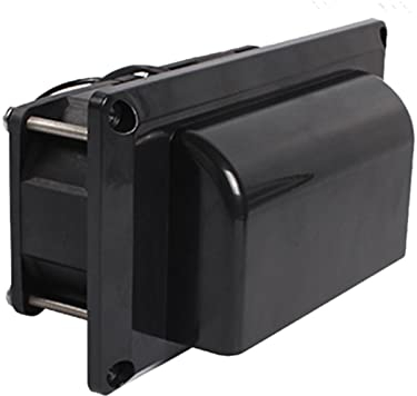 NICERAM Ventilateurs d'aération latéraux Super Silencieux 12 V Port d'ventilation latérale Hotte cuisinière pour VR pour Camping-Car Camping-Car Caravane Remorque Bateau Marine Yacht Van