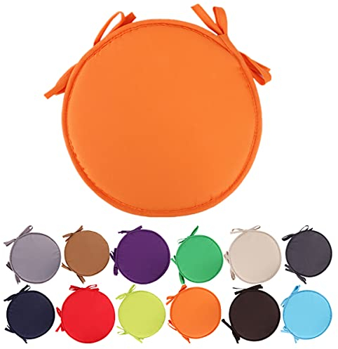 Bunte Indoor/Outdoor Stuhlauflagen Runde Sitzkissen Garten Patio Heimkissen - Durchmesser 30cm/11,2 Zoll,Terrassenmöbel Kissenbezug,Runder Sitz Gartenauflagen