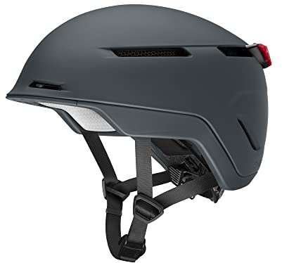 SMITH Dispatch Cycling Helmet – Adult Road Bike + E-Bike Helmet with MIPS Technology + Koroyd Coverage – Lightweight Impact Protection for Men & Women – Integrated Rear Light – Matte Slate, Large