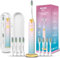 Wagner & Stern Ultrasonic whitening Toothbrush with Pressure Sensor. 5 Brushing Modes and 4 Levels of Intensity, 8 Soft Brush Heads, Premium Travel case.