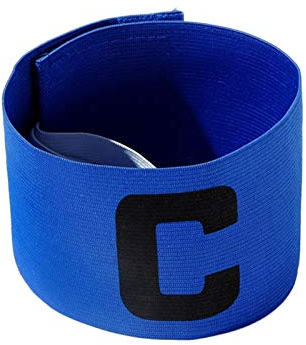 Fußball-Kapitänsarmbänder, verstellbar, Fußball-C-Logo, Aufzieh-Typ, Armband für Erwachsene und Jugendliche, Kapitänsband, Fußball, Senior, Junior, Kapitäns-Armband für Fußball, Hockey, Rugby, Netball