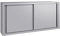 GGM Gastro | WSK144Z | Edelstahl Wandhängeschrank ECO - 1400x400mm - mit Schiebetür - 650mm hoch