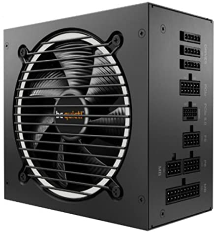 be quiet! Pure Power 12 M 650W, Compatible ATX 3.1 y PCIe 5.1, 80 Plus Gold, Fuente de alimentación Modular, Cable 12V-2x6 Incluido, Ventilador be quiet! de 120 mm, BN342