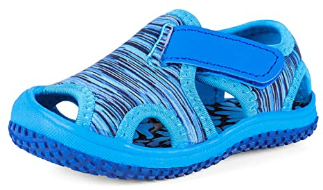 Cheerful Mario Sportivi Sandali Per Bambino Bambina 1-7 Anni Punta Chiusa Estive Scarpe da Spiaggia Antiscivolo Blu 22 EU