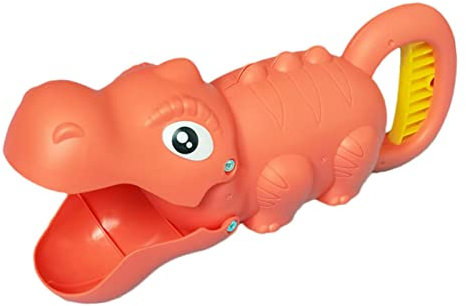 Qihuyi Spielzeug Greifklaue für Kinder, Dinosaurier Form Clip Sand Bagger Greifer Spielzeug, Schnappen Sie Sich Squeeze Pool Spielzeug für Kinder, Kinder, Jungen, Mädchen, Sommersandspielzeug für