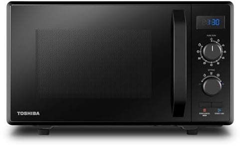 Micro-ondes grill pose libre - TOSHIBA - MW2-AG23P(BK) - Noir - 23L - 900W - Grill 1050W - Digital