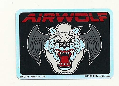 WildeBabsKLBT 11cm Hochwertiger Auto-Aufkleber Sticker Decal Autoaufkleber Aufkleber-Folie Wetterfest Air Force Airwolf USAF F3160