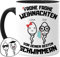 Tassenliebling® Papa Tasse personalisiert mit 1-4 Kindern - Schwarz - Papas bester Schwimmer - Frohe Weihnachten - Papa Geschenk von Tochter, Sohn