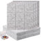 APACALI 12PCS Felt Board Tiles, 30 x 30cm Self Adhesive Pin Board with 100PCS Pins, 9mm Thick Felt Notice Board Tiles for Photos Drawing Memos, Grey