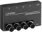 melairo 4 Channel Headphone Amplifier Stereo Audio Amp, Headphone Splitter with 4 3.5MM Headphone Output and 3.5MM Audio Input