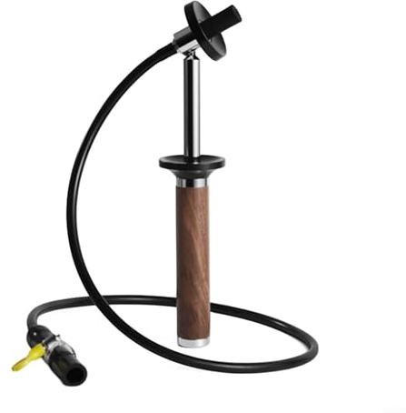 Cepillo de espresso, kit de limpieza de máquina de espresso, limpiador de varita de vapor, kit de descalcificación de café de varita de vapor de alta presión con mango antiquemaduras, cabezales de