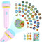 ComedyKing Kids Projection Flashlight, 2024 Neu Kleine Diashow Projektor, Projektor Taschenlampe Kinder mit 48 Bilder, Inder Projektor Taschenlampe Kinder Taschenlampe ab 3 Jahre (Rosa)