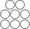 Namvo 8PCS Seal Replacement for Travel Mug 16oz and 20oz Silicone Sealing Ring Replacement Leak-Proof Rubber Lid Seal