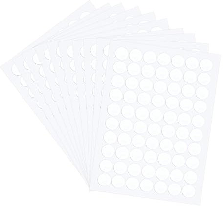 700 Stück Klebepunkte Doppelseitig, Rund Foto Klebepads, Transparent Klebende Aufkleber mit Pinzette für Poster Ballon DIY Handwerk Hochzeit Geburtstag Party Deko (20mm)
