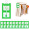 10 Pièces Absorbeur d'Humidité Placard, 100g Sachet Anti Humidité, Sac De Déshumidification Suspendu, Moisissure Anti Déshydratant Résistant L'Humidité, Convient pour les Placards, les Chambres