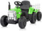 LALAHO Traktor mit Anhänger,Kinder Aufsitztraktor mit LED Lichtern,Musik,Hupe & USB Funktionen,abnehmbarem Anhänger