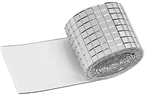 Wandsticker Mosaik Spiegeloptik Selbstklebende 1 Rolle, aus Glas