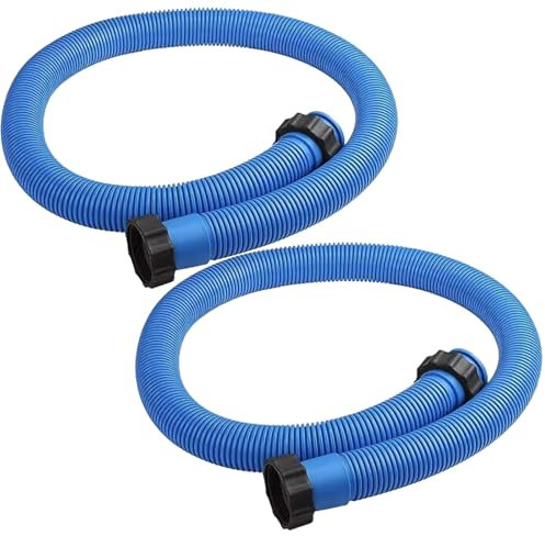 2 manguera piscina 38mm,manguera depuradora piscina Para bombas de arena y sistemas de sal en bombas de filtro reforzadas,accesorio de tubo de interconexión para bomba de filtro para Intex,1.5M