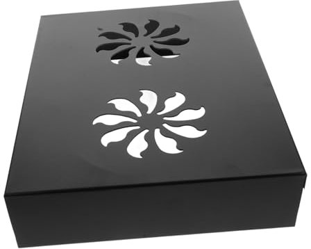 Uonlytech Supporto Per Stufa Gas Ghisa Stativo Per Wok Adatto Cucine Gas e Induzione Design Moderno e Facile Da Pulire Nero